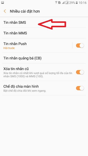 xem so trung tam tin nhan cua mobi