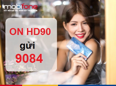 Tận hưởng 4G với gói HD90 Mobifone ưu đãi 3,5GB chỉ 90.000đ