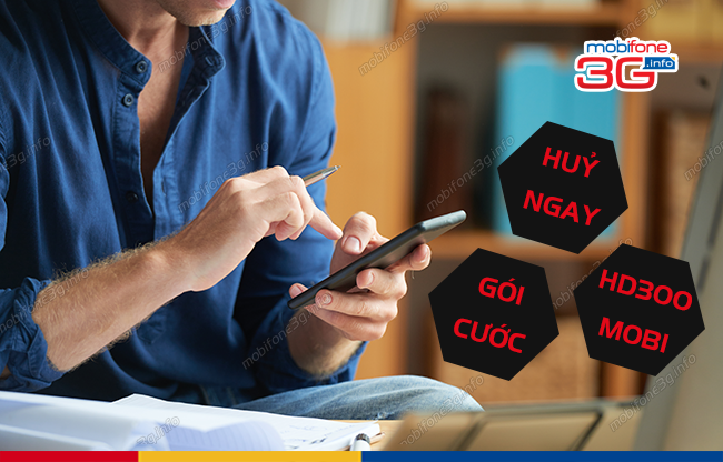 huy goi cuoc hd300 mobifone