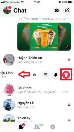 Huong dan an tin nhan facebook messenger tren iphone