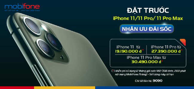 mobifone mo ban iPhone 11 gia re iphone 11 gia re