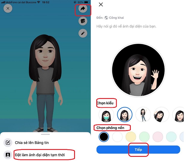 Cách tạo Avatar giống mình trên Facebook đang HOT