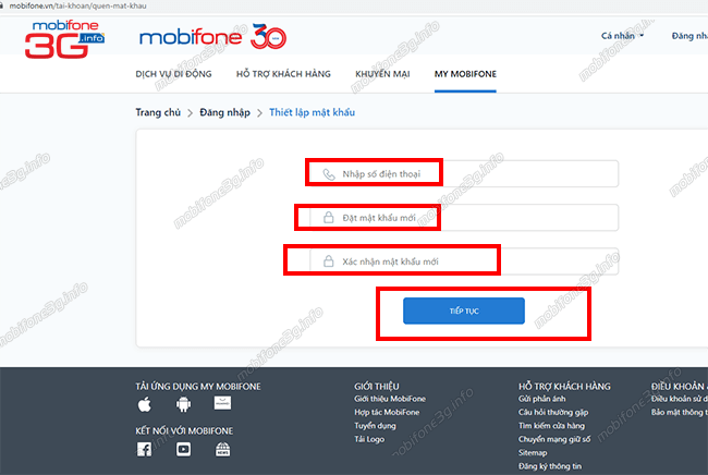 cach dang ky tai khoan mobifone portal