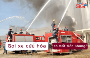 goi xe cuu hoa co mat tien khong?