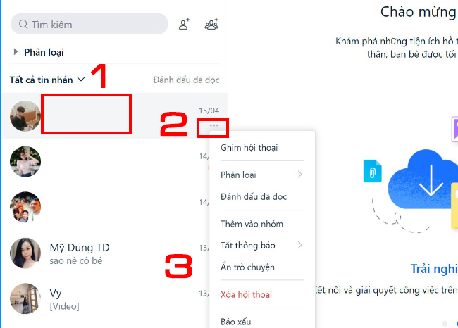 an tin nhan zalo tren may tinh