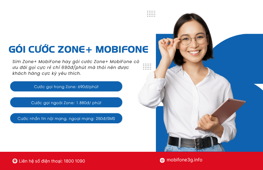 goi cuoc zone + mobifone
