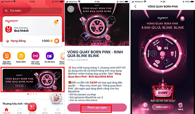 mobifone tang ve blackpink mobifone tang ve blackpink