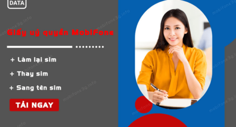 File word mẫu giấy ủy quyền làm lại sim điện thoại MobiFone