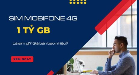 Cách để mua sim 1 tỷ GigaByte MobiFone 4G 25K, 50K online