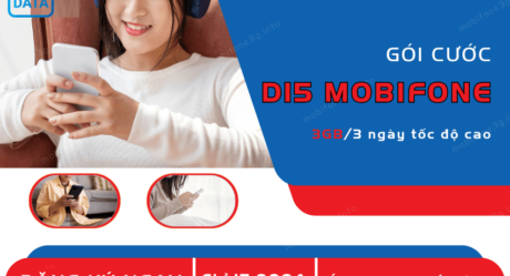 Cú pháp đăng ký, hủy gói D15 của MobiFone 3 ngày 15k có 3GB