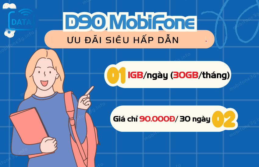 goi cuoc d90 mobifone