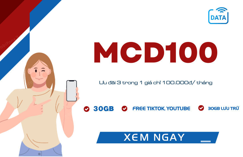 goi cuoc mcd100 mobifone