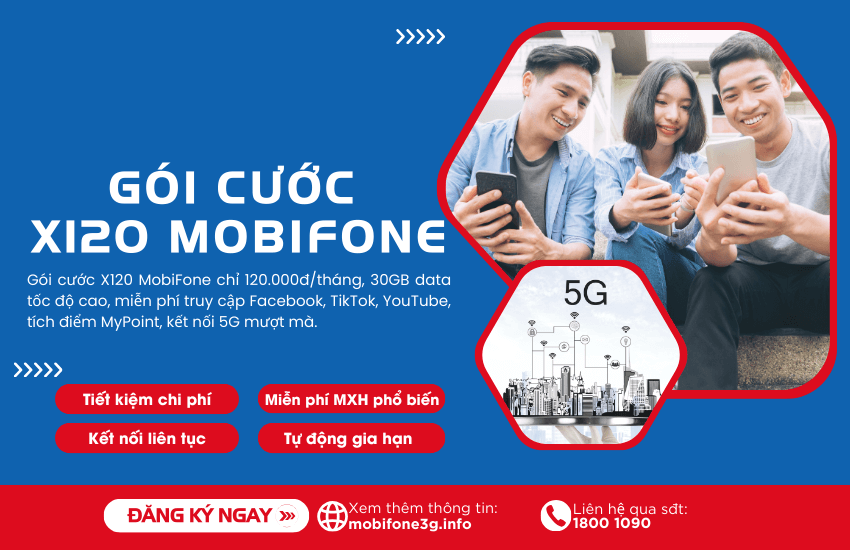 goi cuoc x120 cua mobifone